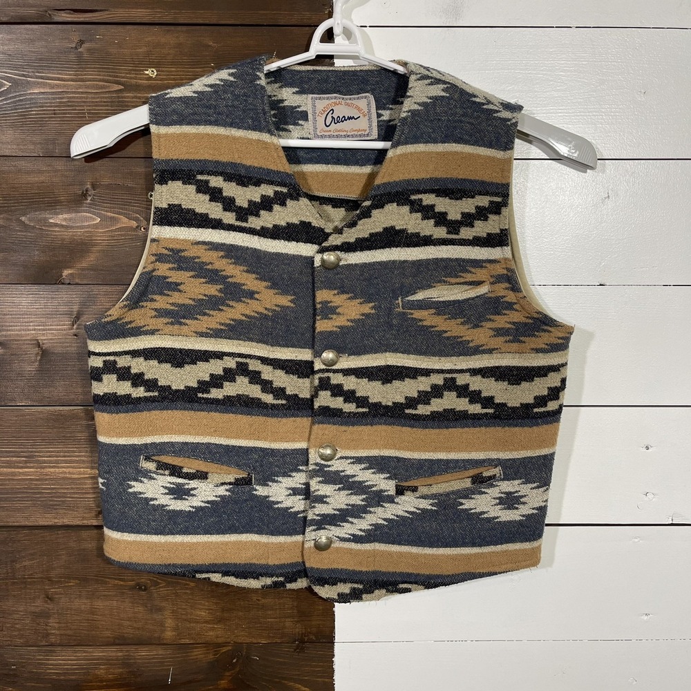 Vintage Cream Clothing‎ Company Western Vest